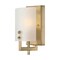 Westinghouse Fixture Wall 60W Enzo James, Brushed Brass Frosted Curved Glassass 6128300 - alternate 5